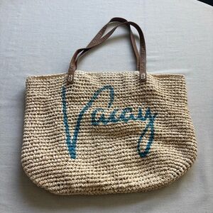 Marbelle Woven Straw Beige Resort Tote OS | Coastal